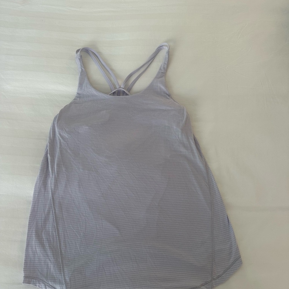 Light Purple Strappy Tank Top